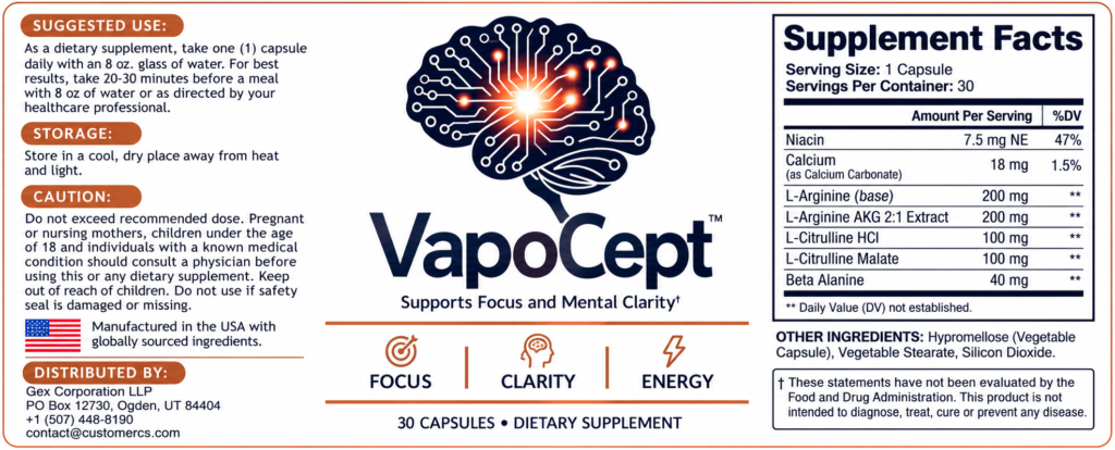 Vapocept Ingrients