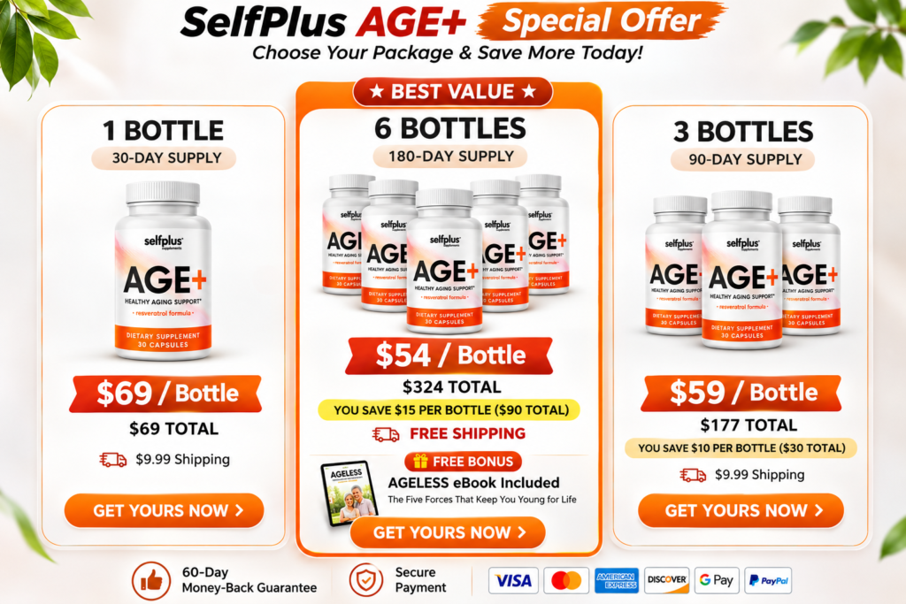 SelfPlus Reviews: 45-Day Trial, Results & Surprising Benefits 9 age plus price