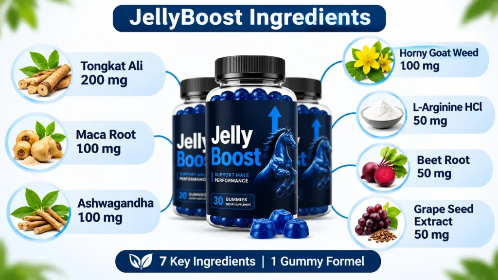 JellyBoost Reviews: Men’s Vitality, Growth & Performance Revealed! 5 Jellyboost Ingredients